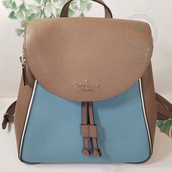 MAKE AN OFFER Kate Spade Leila Medium backpack baltic sea  blue condition nwt